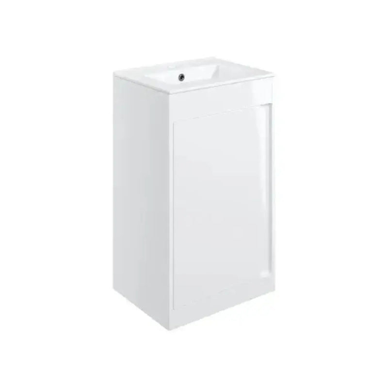 Reinforced Emery Round Double Ended Bath, Basin Unit, Close Coupled Toilet, Taps, Wastes