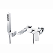 Revati Wall Mounted Shower Mixer Tap and Shower Kit, Modern Lever Style