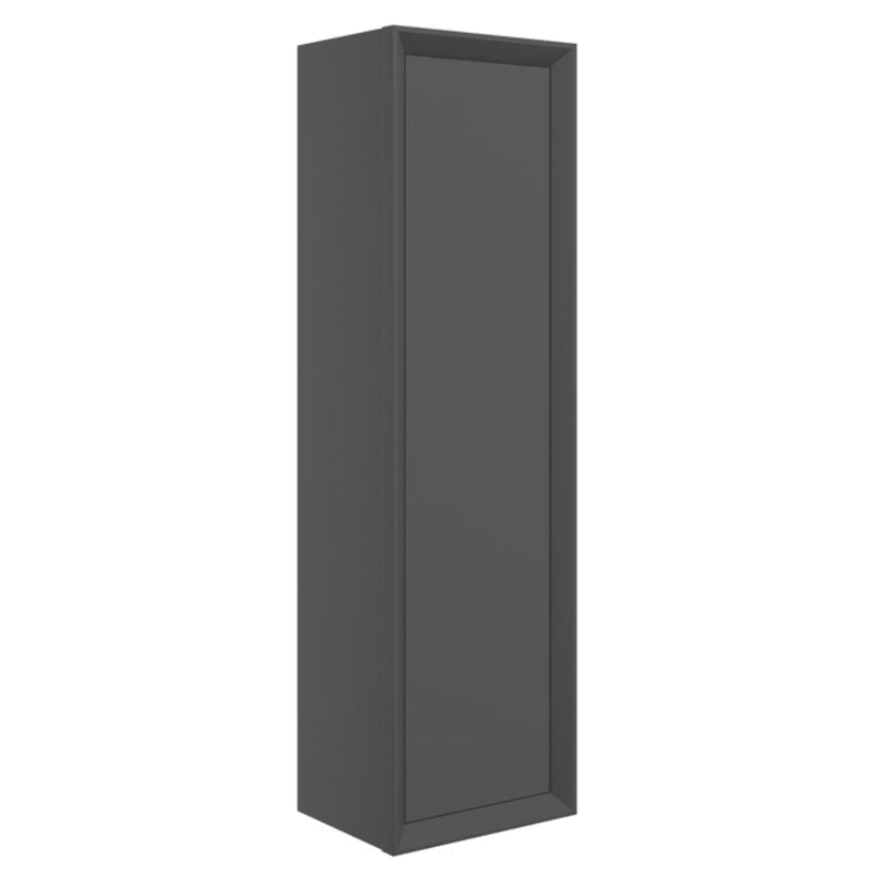 Riser 345mm Wall Hung 1 Door Tall Unit - Matt Clay