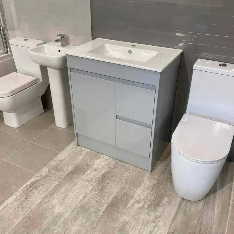 Rockall 1800 x 800mm Bath with Waterproof Vanity Unit & Panel Pack