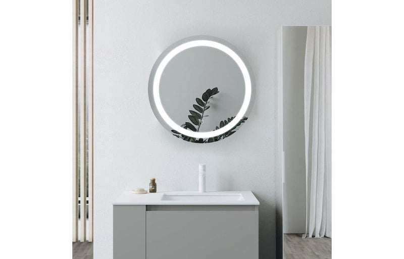 Round Mirror, 600mm, Front Lit, LED
