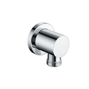 Round Wall Outlet Elbow - Chrome