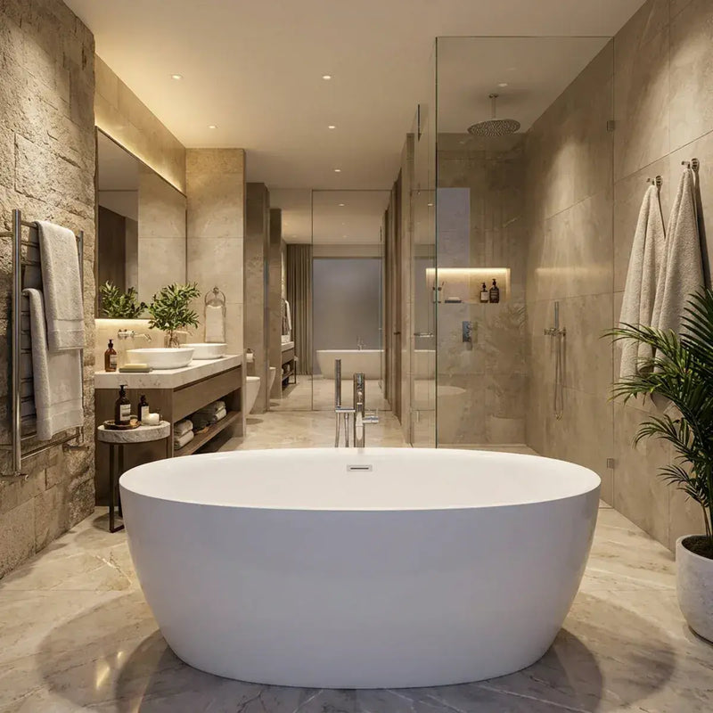 Sanford 1800 x 800mm Freestanding Bath