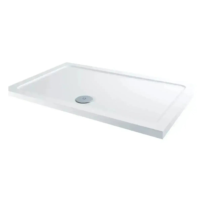 Saturn Brushed Brass Fluted Shower Screen with Shower, Extra Large Tray & Waste