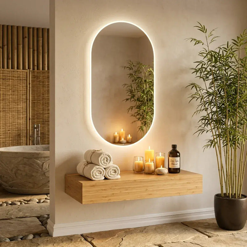 Savorne 400mm Oblong Back-Lit LED Mirror