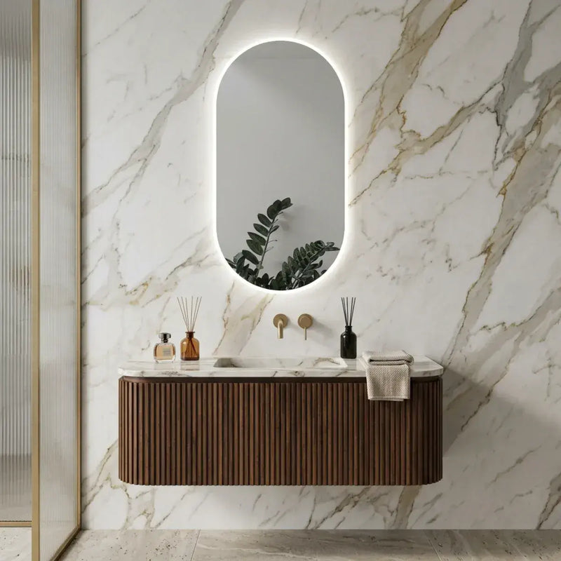 Savorne 400mm Oblong Back-Lit LED Mirror