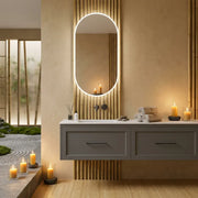 Savorne 400mm Oblong Back-Lit LED Mirror