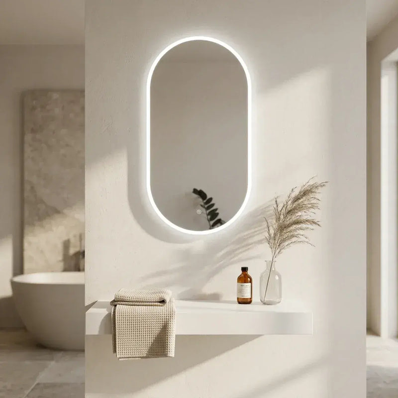 Savorne 400mm Oblong Back-Lit LED Mirror