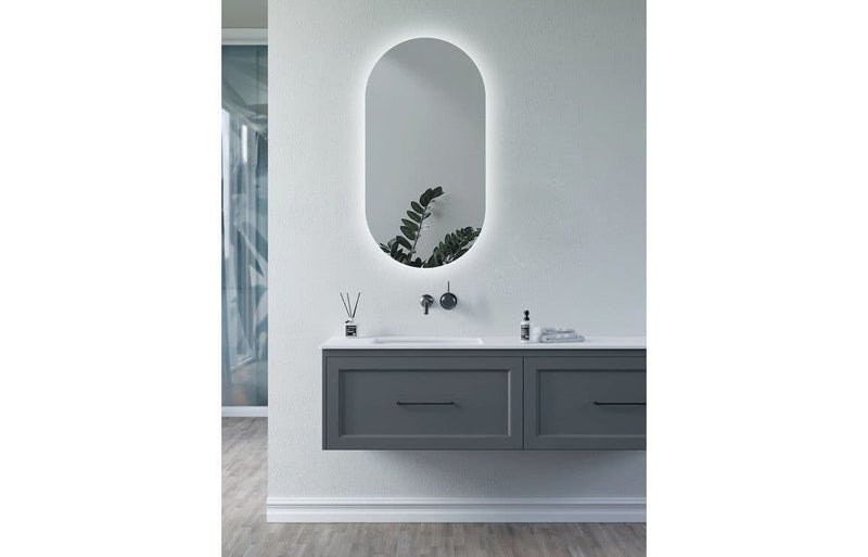 Savorne 400mm Oblong Back-Lit LED Mirror