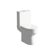 Serpens Bathroom Pack with 1650x700mm Bath, Toilet, Basin, Black Dual Shower and Taps