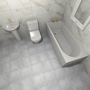 Serpens Brushed Brass Full Bathroom Pack with Taps and Waste