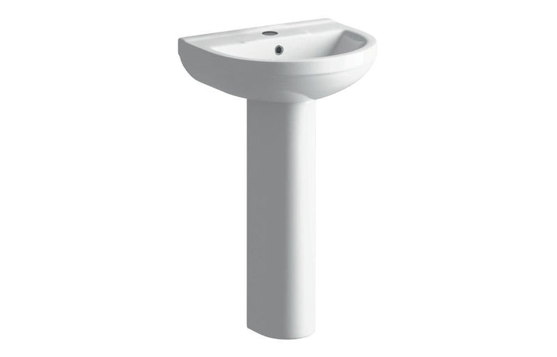 Serpens Brushed Brass Full Bathroom Pack with Taps and Waste