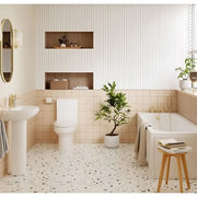 Serpens Brushed Brass Full Bathroom Pack with, Taps, Bath Screen and Dual Shower
