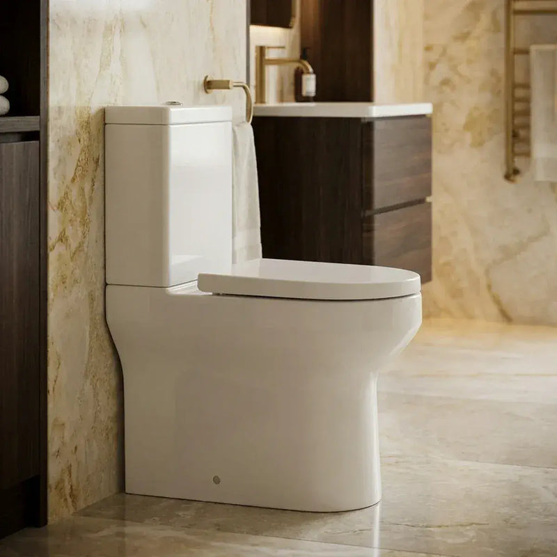 Serpens Close Coupled Fully Shrouded Toilet Inc Soft Close Seat