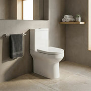 Serpens Close Coupled Fully Shrouded Toilet Inc Soft Close Seat