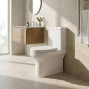 Serpens Close Coupled Fully Shrouded Toilet Inc Soft Close Seat