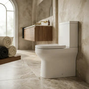 Serpens Close Coupled Fully Shrouded Toilet Inc Soft Close Seat
