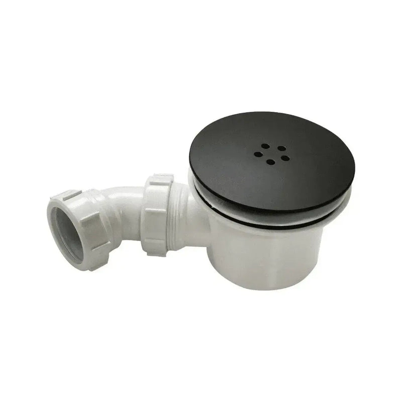 Serpens Matt Black Quadrant Shower Enclosure Pack with Vanity Unit, Toilet, Taps and Dual Shower