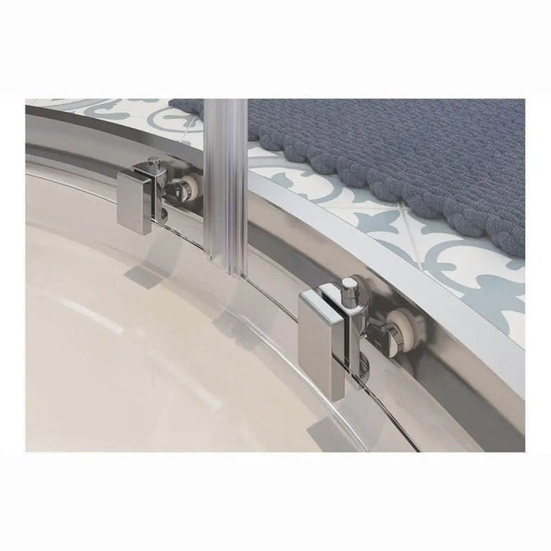 Serpens Matt Black Quadrant Shower Enclosure Pack with Vanity Unit, Toilet, Taps and Dual Shower