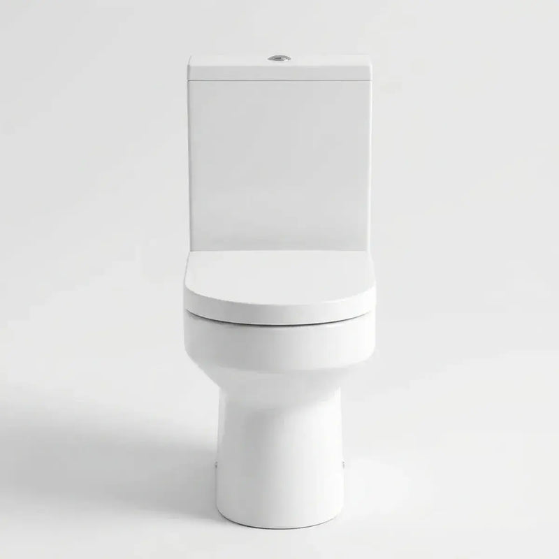 Serpens Rimless Close Coupled Comfort Height Toilet Inc Soft Close Seat