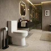 Serpens Rimless Close Coupled Comfort Height Toilet Inc Soft Close Seat