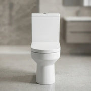 Serpens Rimless Toilet with Optional Colour WC Push Button