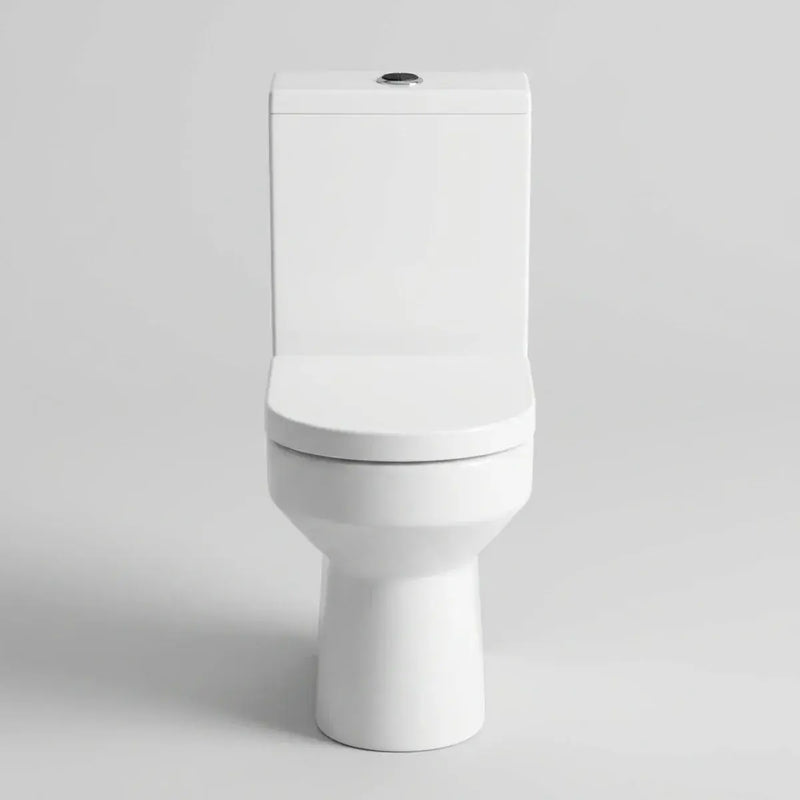 Serpens Rimless Toilet with Optional Colour WC Push Button
