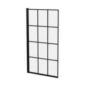 Serpens Vanity Unit Bathroom Pack with 1700x700mm Bath, Matt Black Screen and Dual Shower (1)