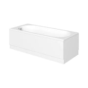 Shower Bath, Straight, Single Ended with Glass Screen, Panel - Supercast / 1500