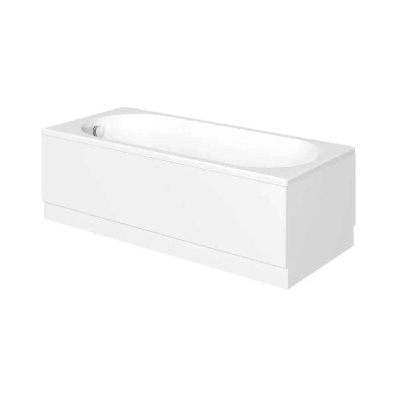 Shower Bath, Straight, Single Ended with Glass Screen, Panel - Supercast / 1600