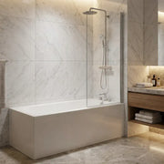 Single Ended Premium Steel Bath, Various Lengths, with 2 Tap Holes - 1600mm