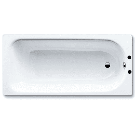 Single Ended Premium Steel Bath, Various Lengths, with 2 Tap Holes - 1700mm