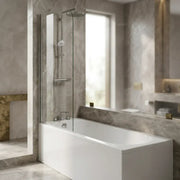 Single Ended Premium Steel Bath, Various Lengths, with 2 Tap Holes - 1700mm