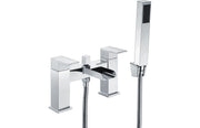 Solarin Waterfall Bath Shower Mixer Tap, Modern Lever Style