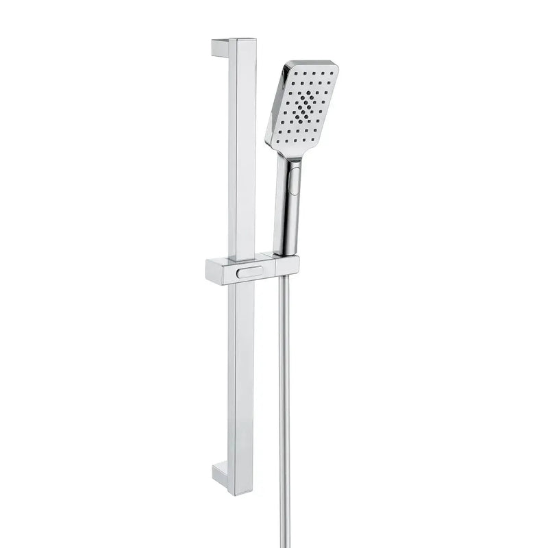 Square Push Button Shower Kit