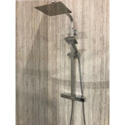Star Buy Merit Bath with Plain Bath Screen and Roma Mixer Shower Set