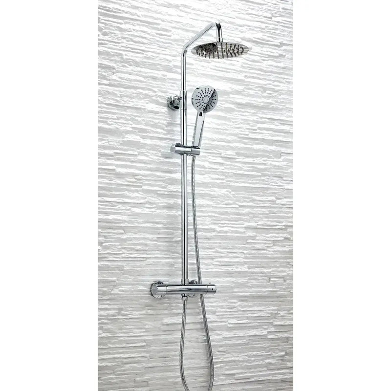 Star Buy Merit Bath with Plain Bath Screen and Sphere Mixer Shower Set