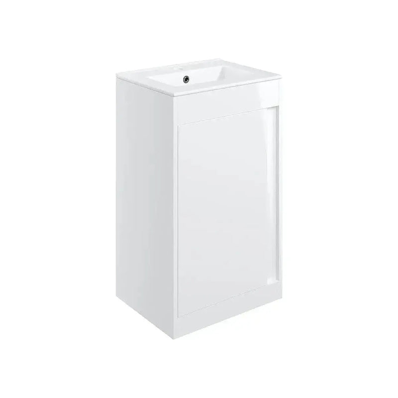 Star Buy Merit Full Bathroom Pack with Basin Unit, Toilet, Taps and Bath Wastes