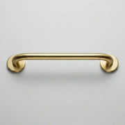 Straight 34cm Grab Rail, Brushed Brass