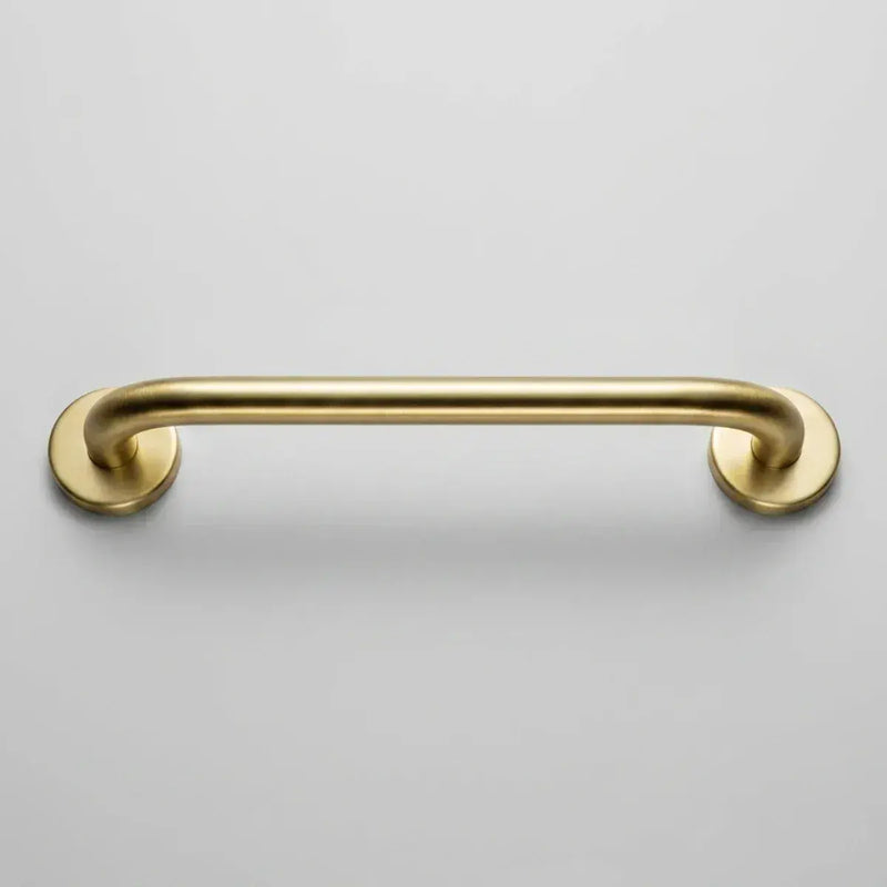 Straight 34cm Grab Rail, Brushed Brass