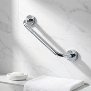 Straight 34cm Grab Rail, Chrome