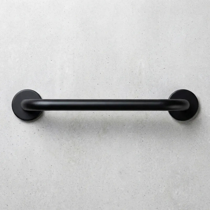 Straight 34cm Grab Rail, Matt Black
