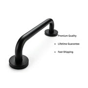 Straight 34cm Grab Rail, Matt Black
