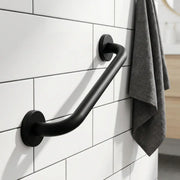 Straight 34cm Grab Rail, Matt Black