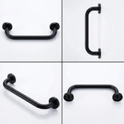 Straight 34cm Grab Rail, Matt Black