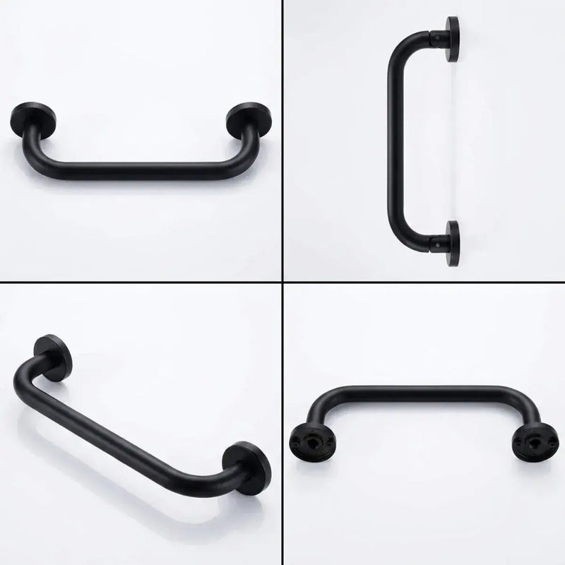 Straight 34cm Grab Rail, Matt Black