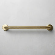 Straight 64cm Grab Rail, Brushed Brass