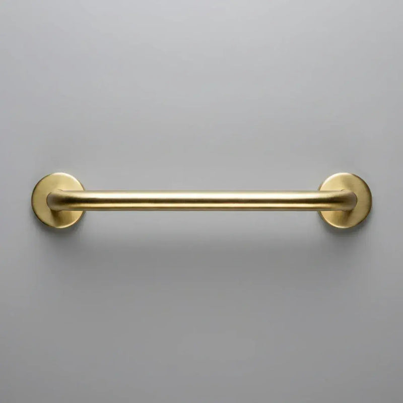 Straight 64cm Grab Rail, Brushed Brass