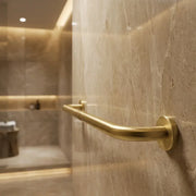 Straight 64cm Grab Rail, Brushed Brass