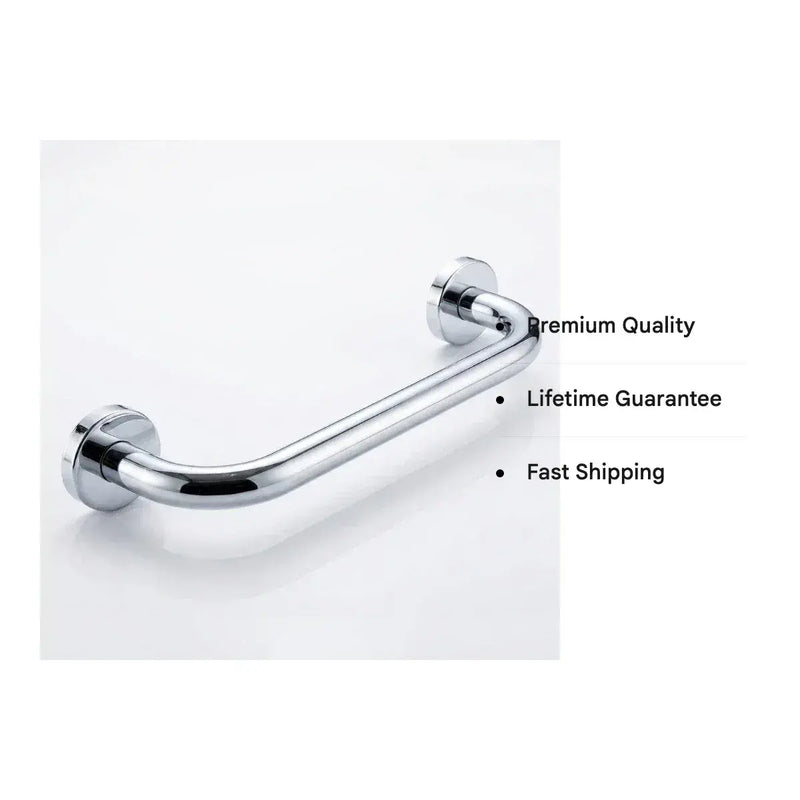 Straight 64cm Grab Rail, Chrome